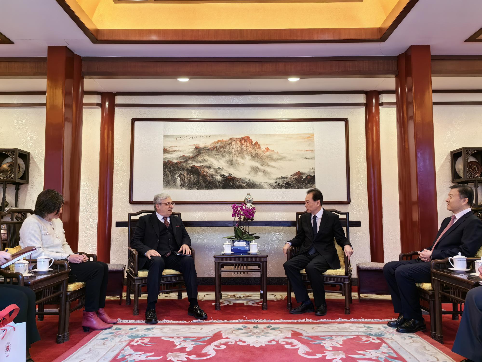 President Wang Chao Meets with Ambassador of Türkiye to China